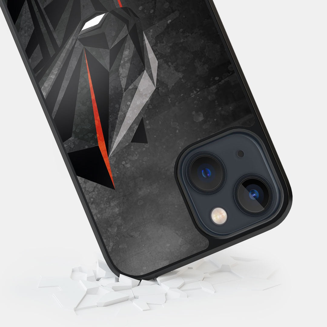 Batman Geometric Glass iPhone Case for iPhone 13 Mini | Macmerise