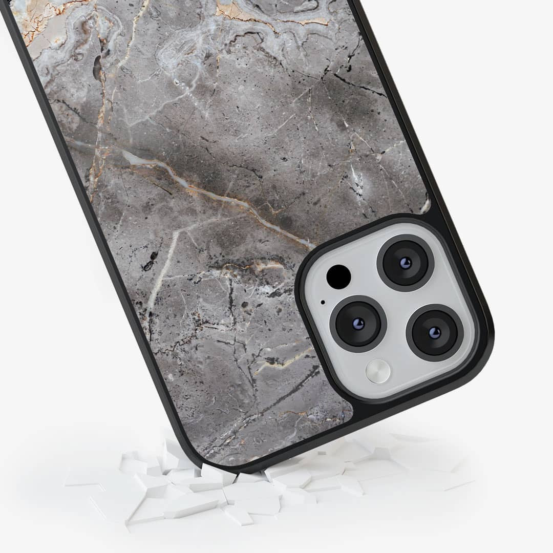 Graphite Hues Glass iPhone Case for iPhone 13 Pro | Macmerise