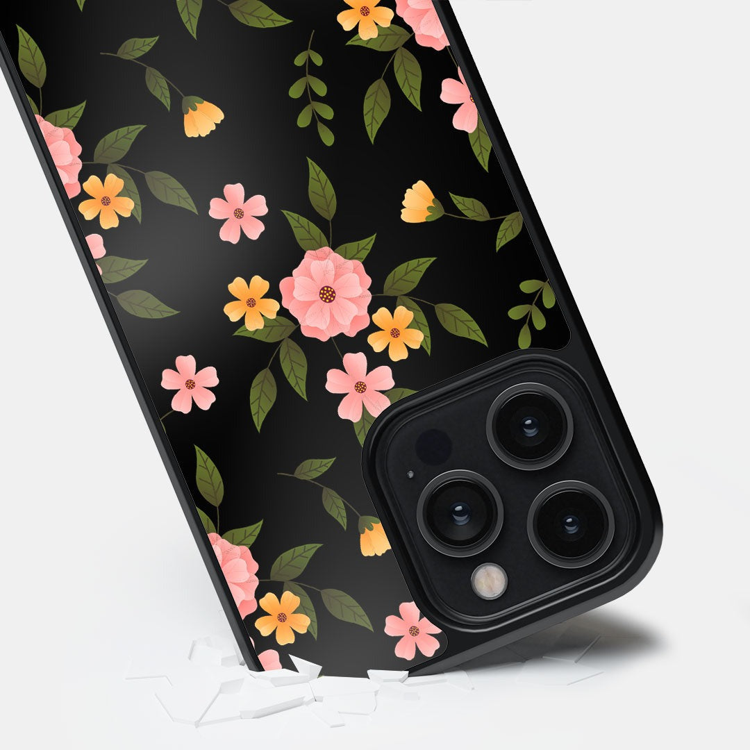 Sk Periwinkle Black Glass iPhone Case for iPhone 14 Pro Max | Macmerise