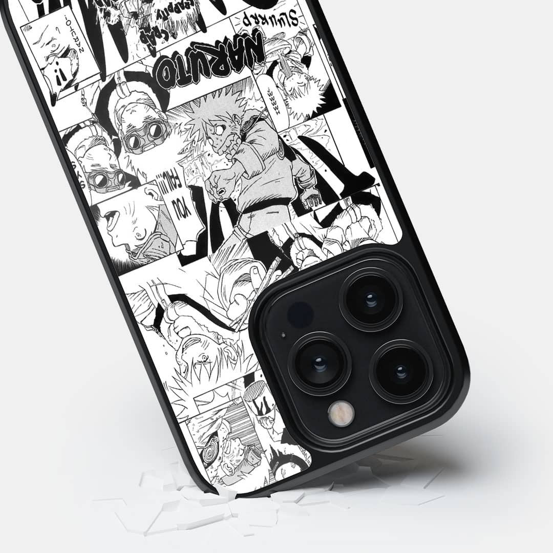 Naruto Collage Glass iPhone Case for iPhone 14 Pro | Macmerise