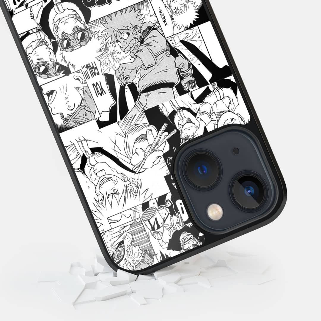Naruto Collage Glass iPhone Case for iPhone 13 Mini | Macmerise