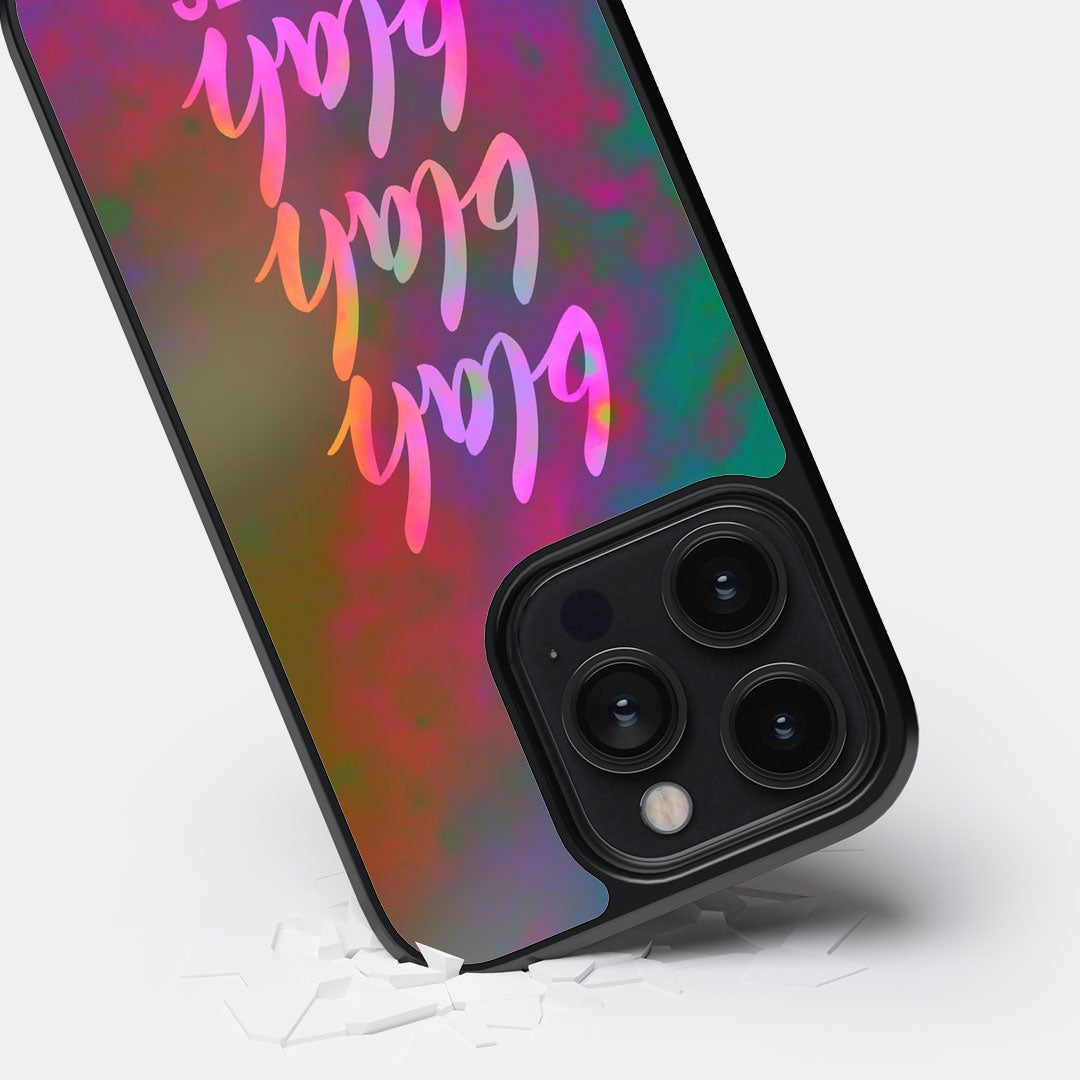 Blah Blah Glass iPhone Case for iPhone 14 Pro | Macmerise