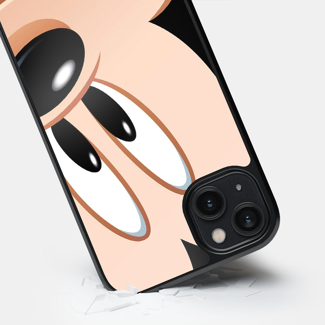 Zoom Up Mickey Glass iPhone Case for iPhone 14 Plus | Macmerise