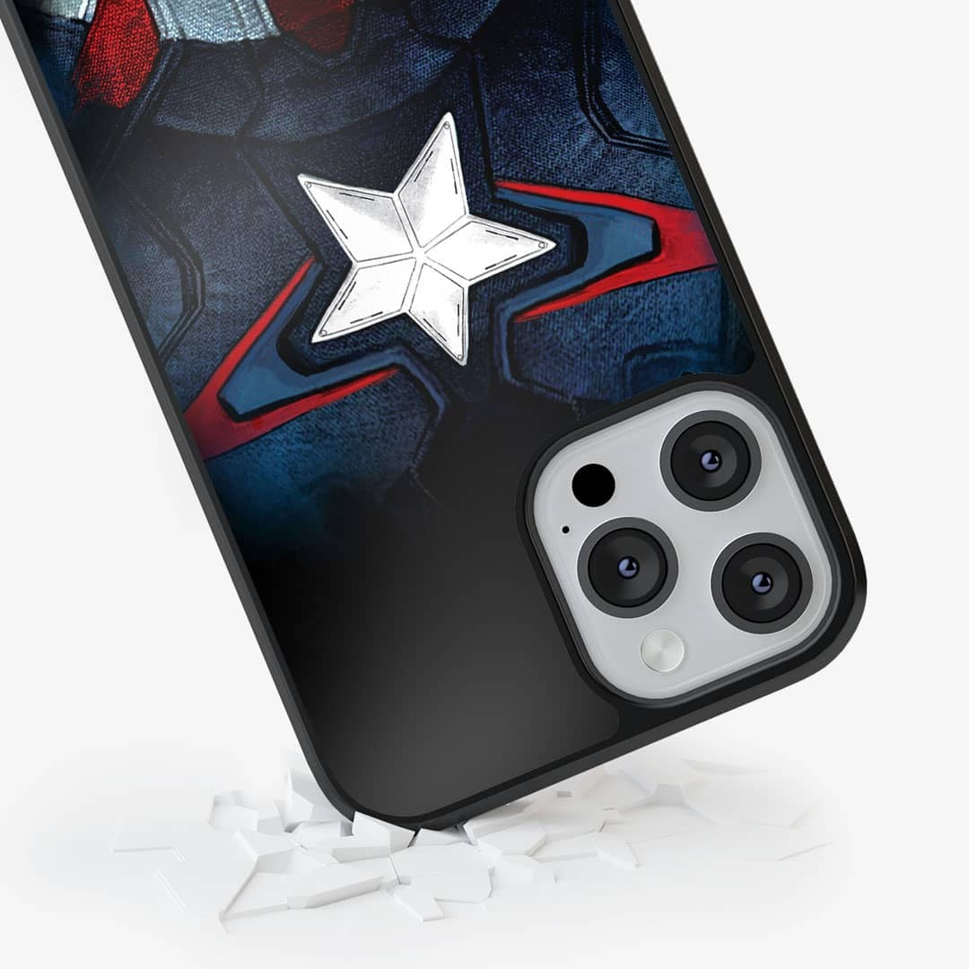 Suit Up Captain Glass iPhone Case for iPhone 13 Pro | Macmerise