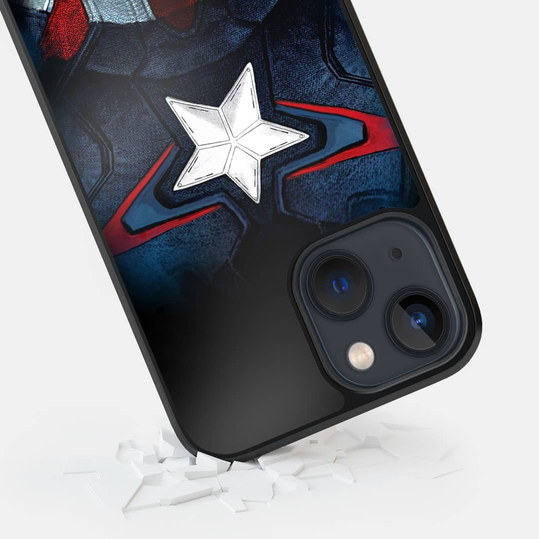 Suit Up Captain Glass iPhone Case for iPhone 13 Mini | Macmerise