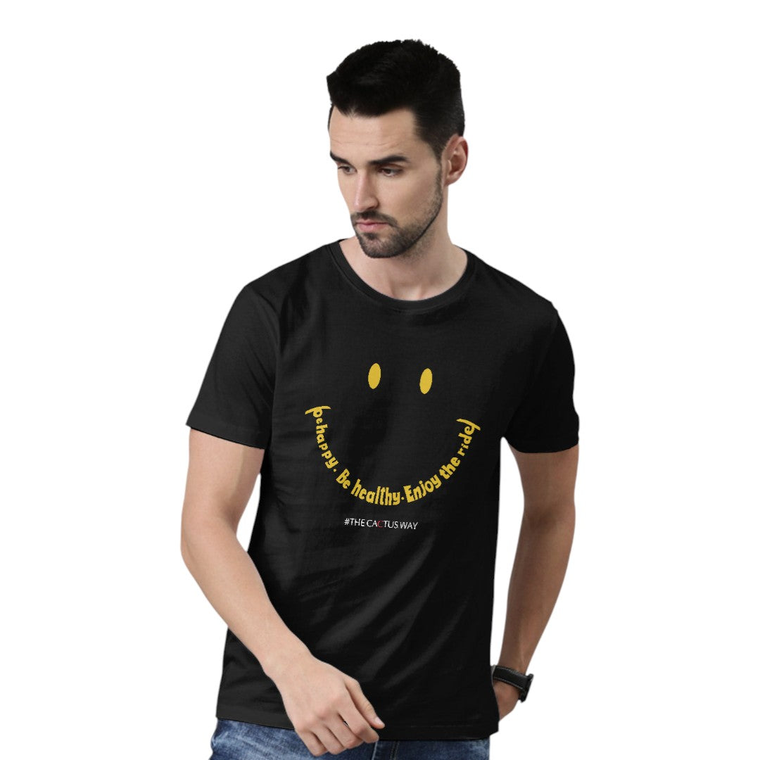 Be Happy Be Healthy Unisex T-Shirt | Macmerise