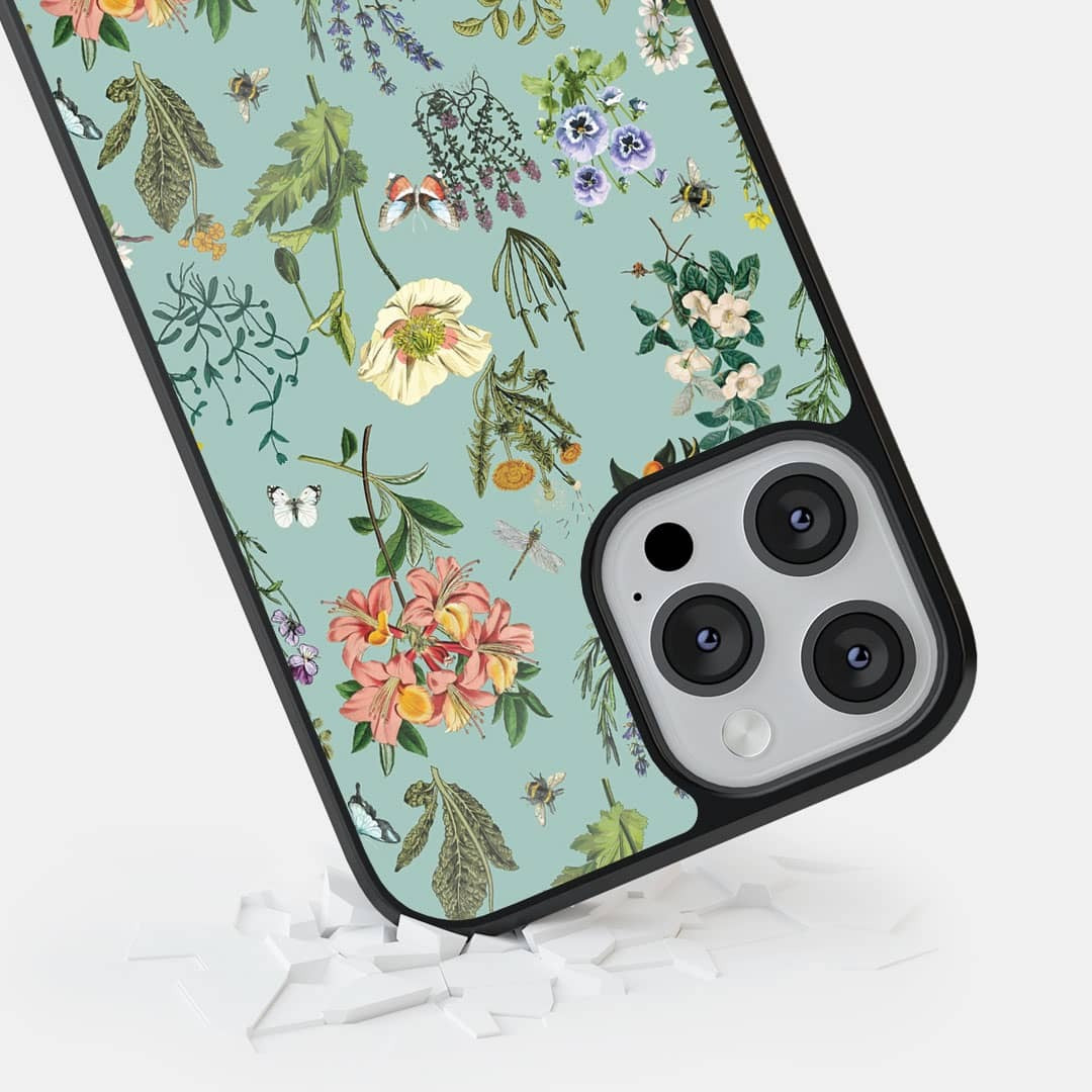 Payal Singhal Titli Aqua Glass iPhone Case for iPhone 12 Pro | Macmerise