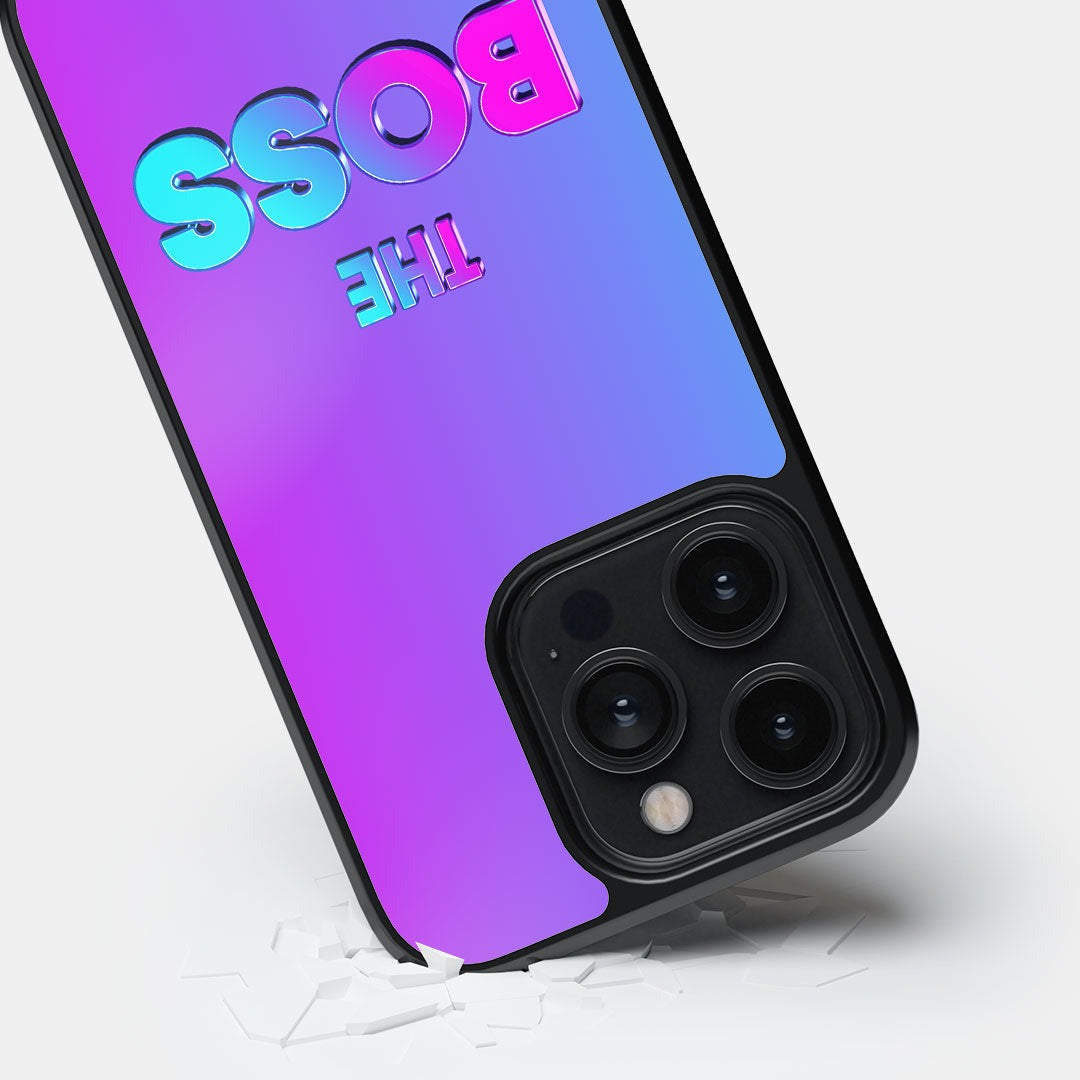 I Am the Boss Glass iPhone Case for iPhone 14 Pro | Macmerise