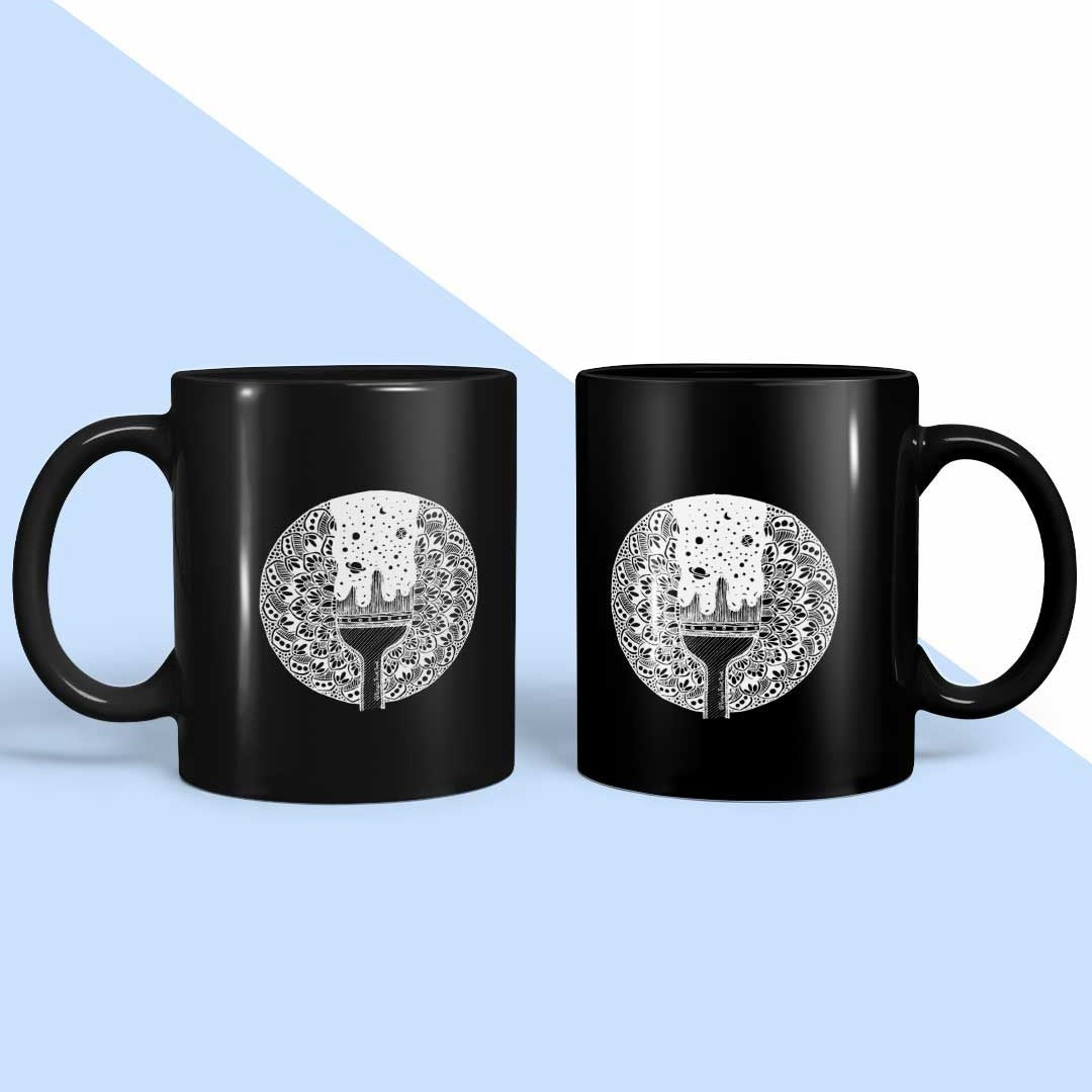 Paintbrush White Coffee Mug | Macmerise