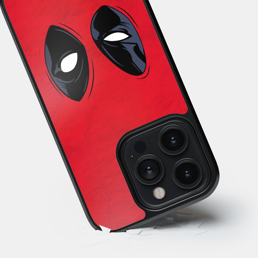 Deadpool Gaze Glass iPhone Case for iPhone 14 Pro | Macmerise
