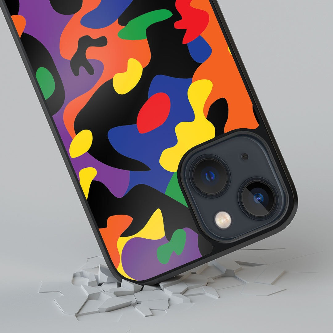 Camo Pride Glass iPhone Case for iPhone 13 | Macmerise
