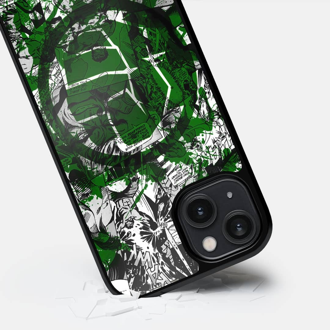 Splash Out Hulk Fist Glass iPhone Case for iPhone 14 | Macmerise