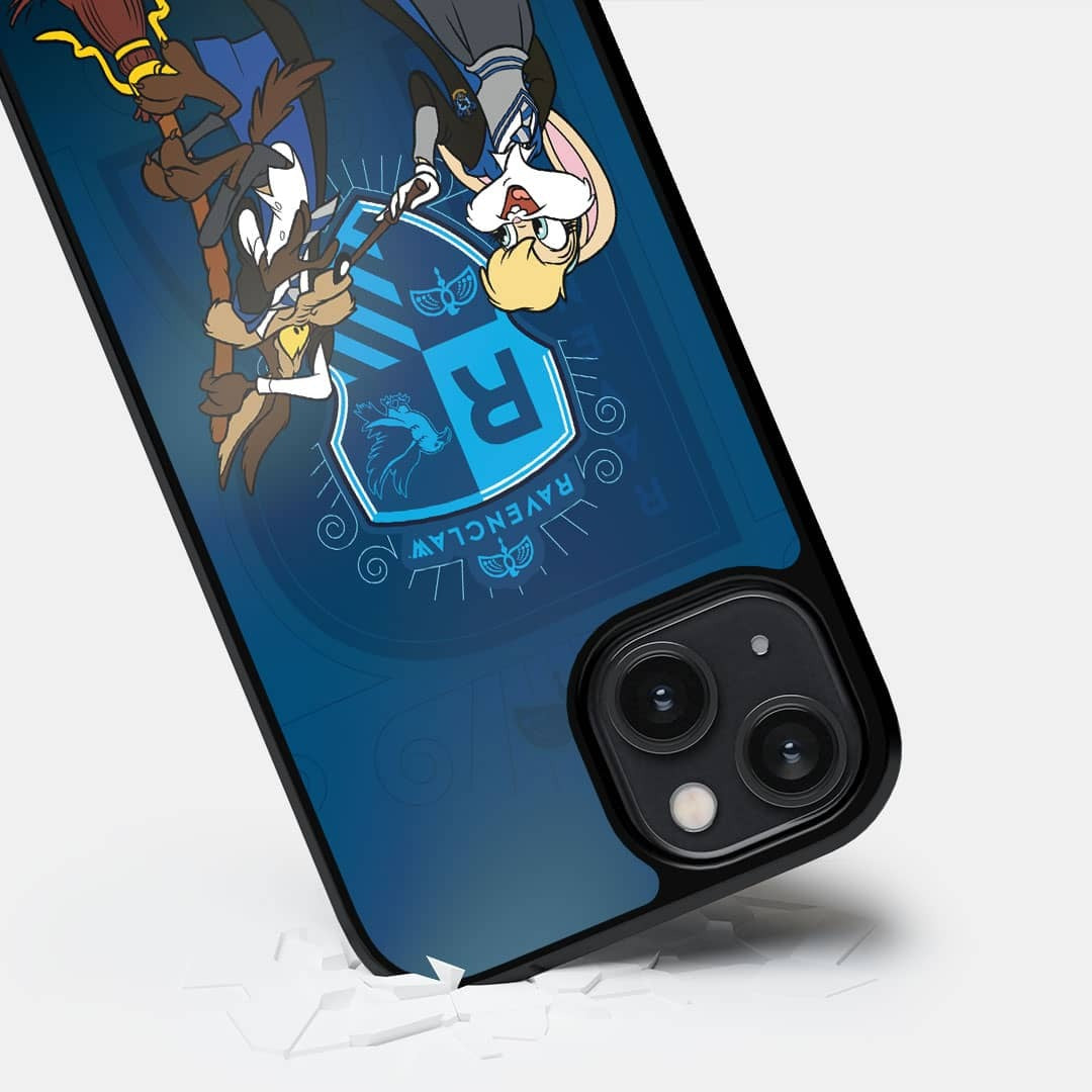 Looney Ravenclaw Glass iPhone Case for iPhone 14 | Macmerise