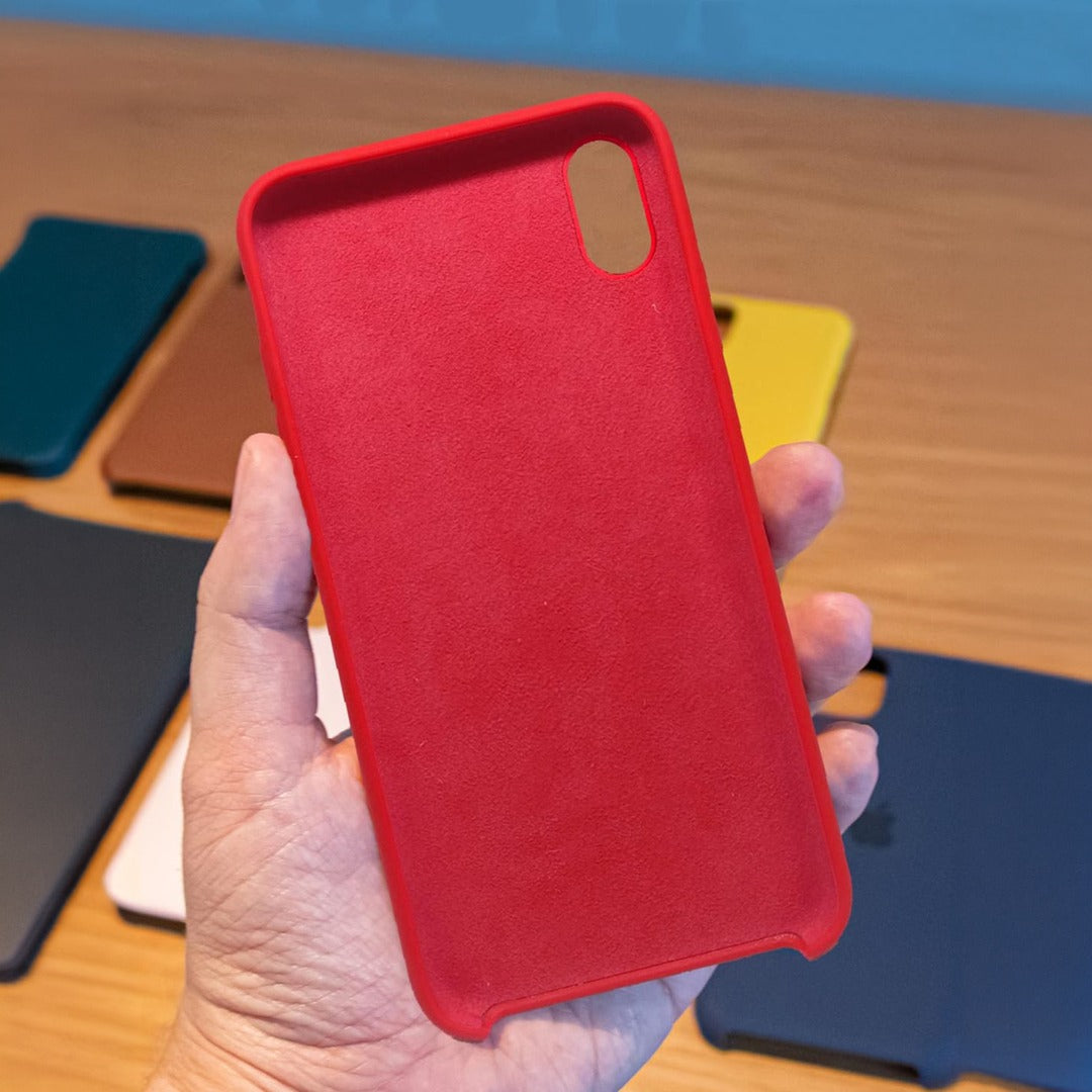 Basics iPhone X Silicone Case Red | Macmerise