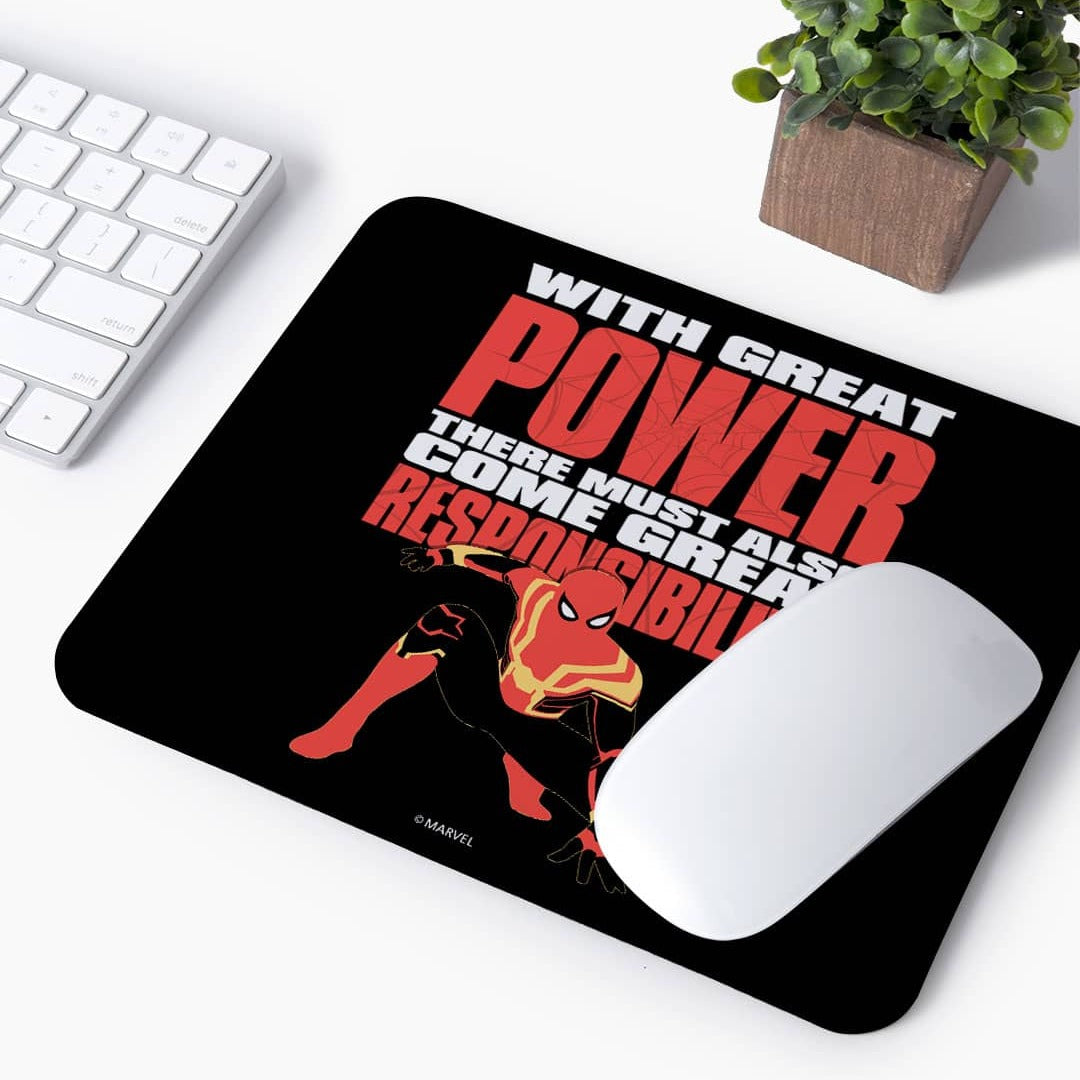 Great Power Great Responsibility Mouse Pad | Macmerise