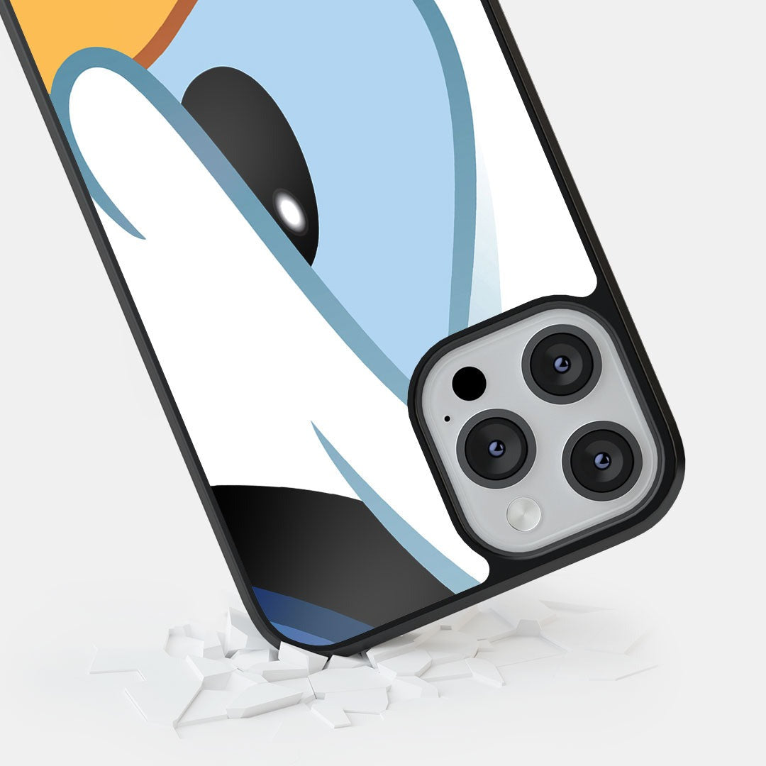 Zoom Up Donald Glass iPhone Case for iPhone 13 Pro Max | Macmerise