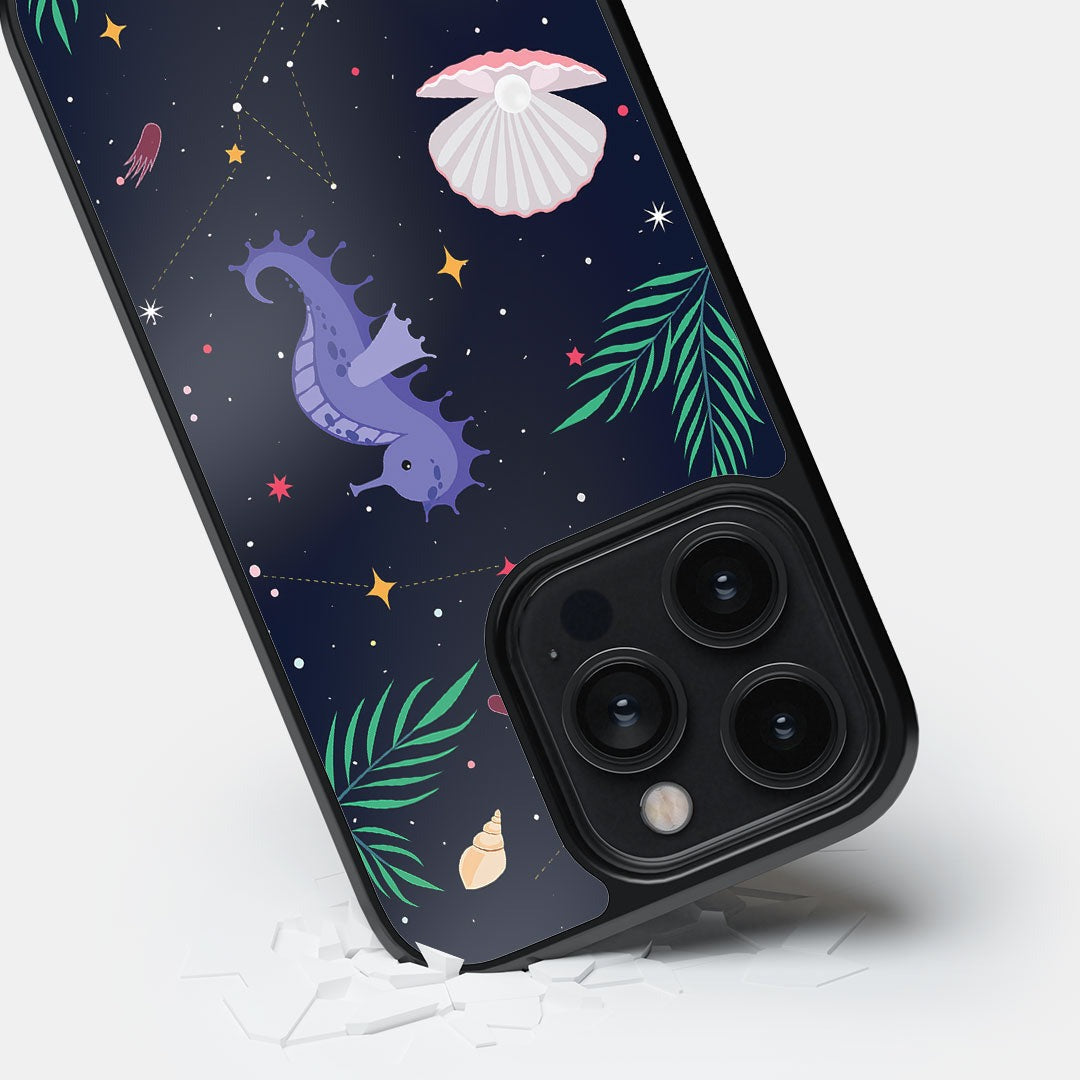 Space Beach Glass iPhone Case for iPhone 14 Pro | Macmerise