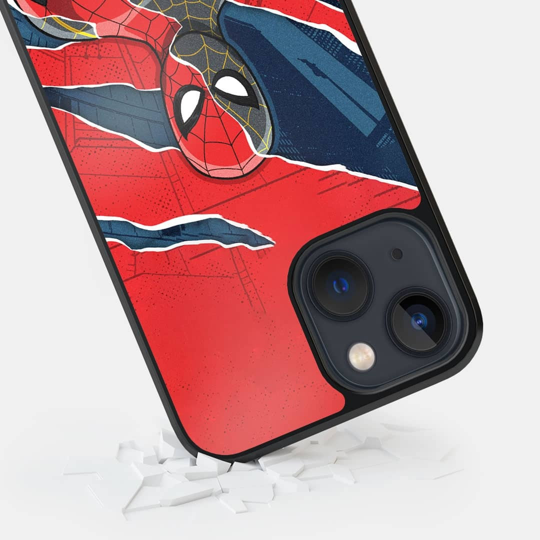 All 3 Spidey Glass iPhone Case for iPhone 13 Mini | Macmerise