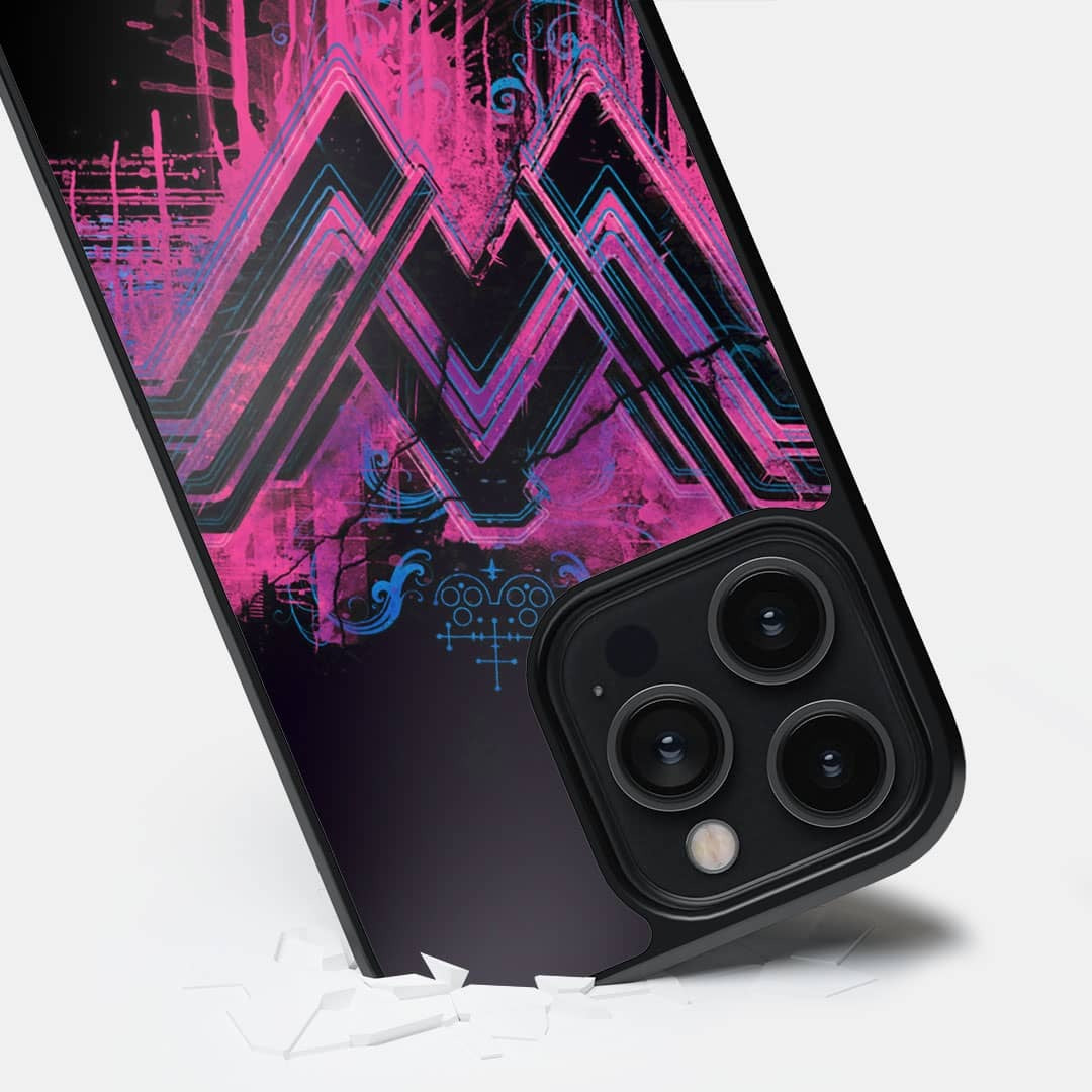 Wonder Woman Splatter Glass iPhone Case for iPhone 14 Pro Max | Macmerise