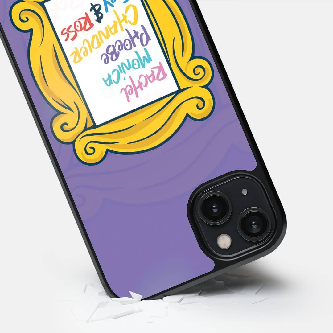 Framed in Friendship Glass iPhone Case for iPhone 14 Plus | Macmerise