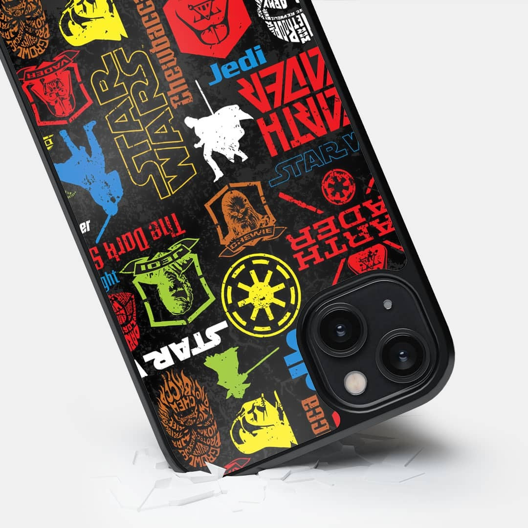 Star Wars Mashup Glass iPhone Case for iPhone 14 Plus | Macmerise