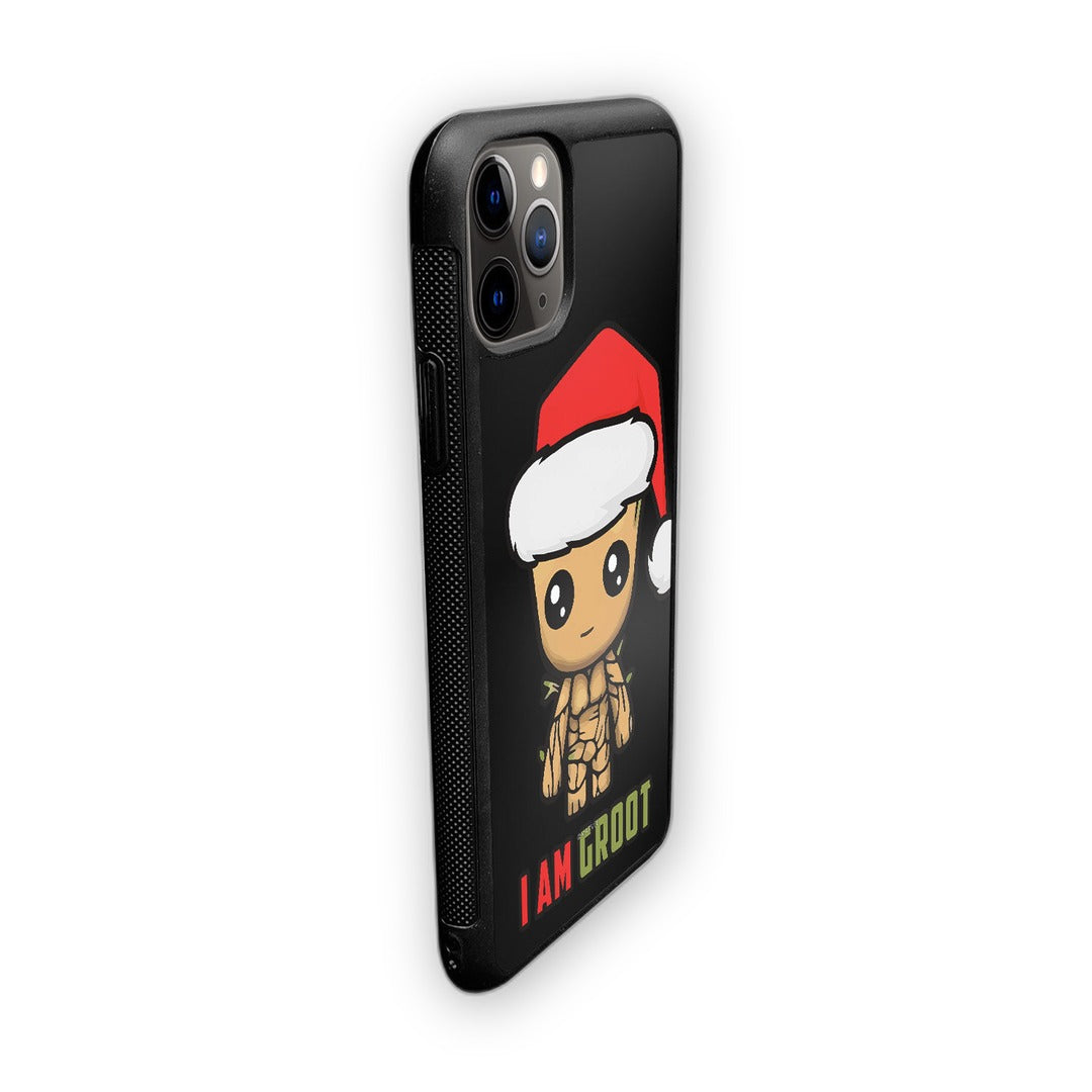 Groot Santa Glass iPhone Case for iPhone 11 Pro Max | Macmerise