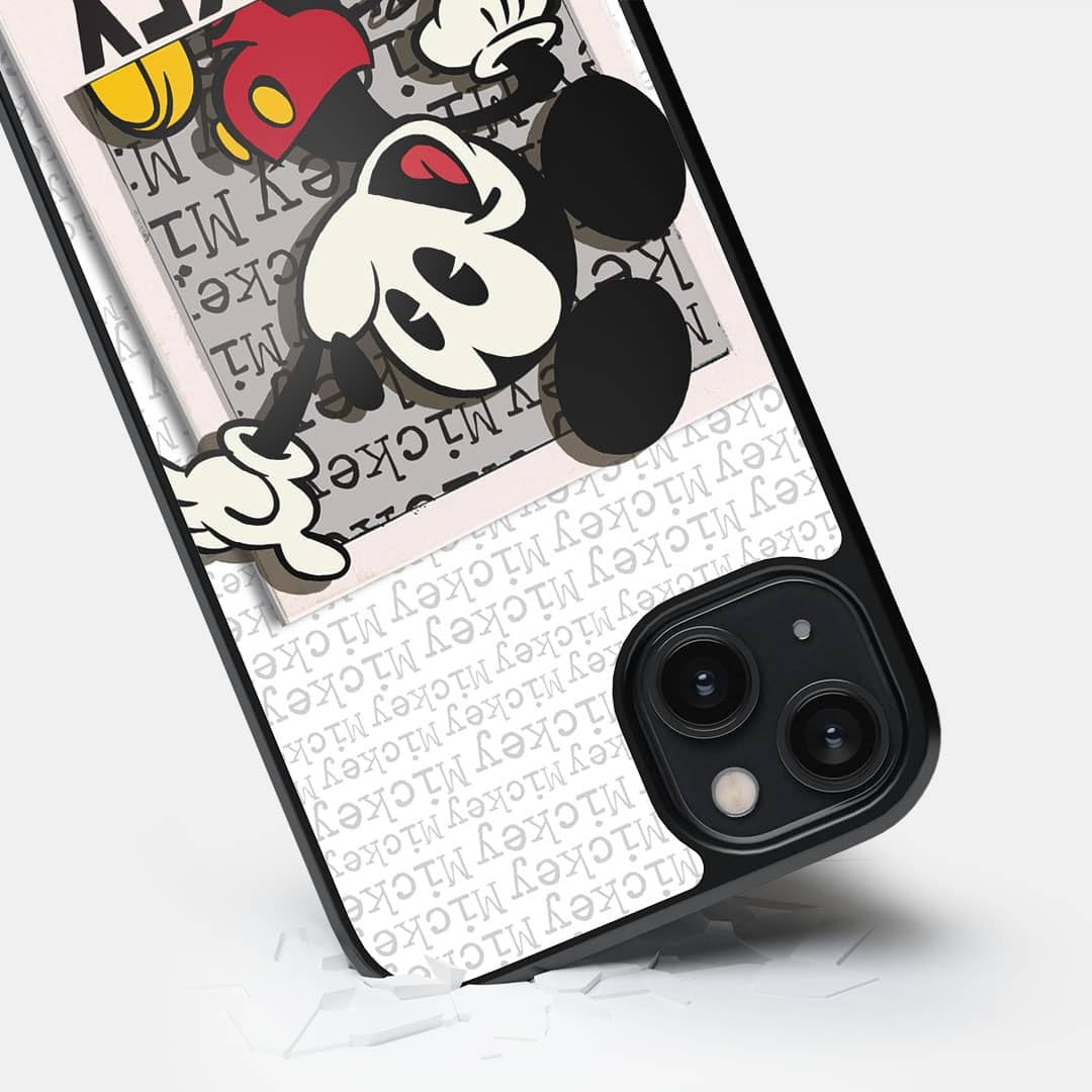 Hello Mr Mickey Glass iPhone Case for iPhone 14 Plus | Macmerise