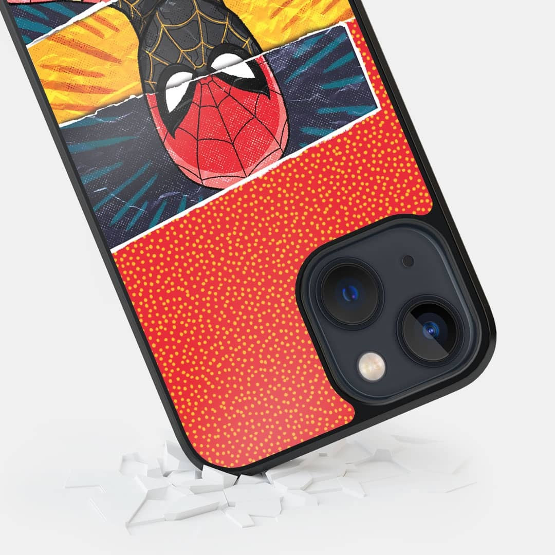 Spider Man Engage Glass iPhone Case for iPhone 13 Mini | Macmerise