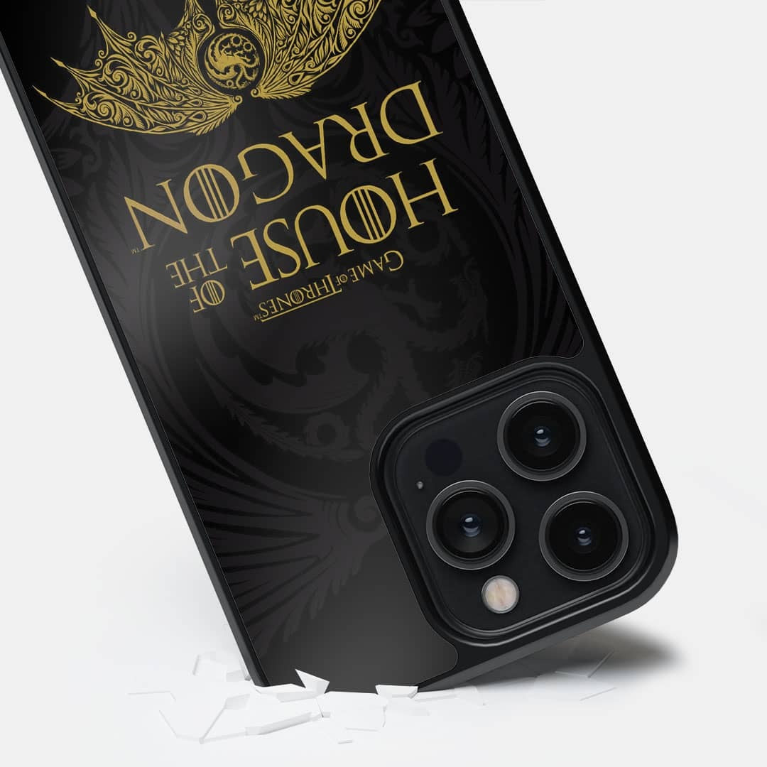 Winged Targaryen Crest Glass iPhone Case for iPhone 14 Pro Max | Macmerise
