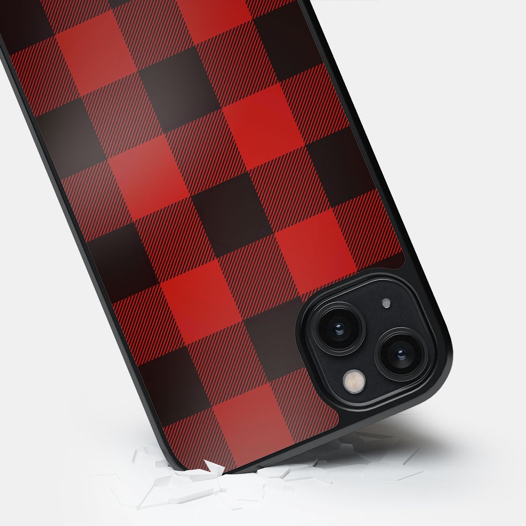 Checkmate iPhone 14 Plus Cover Red - detail view | Macmerise