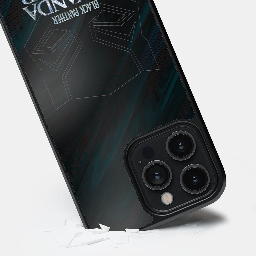 Wakanda Forever Logo Grey Glass iPhone Case for iPhone 14 Pro Max | Macmerise