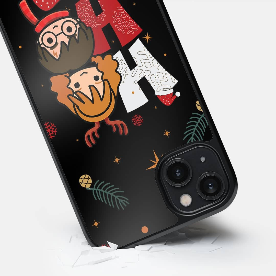Harry Potter Ho Ho Ho Glass iPhone Case for iPhone 14 Plus | Macmerise