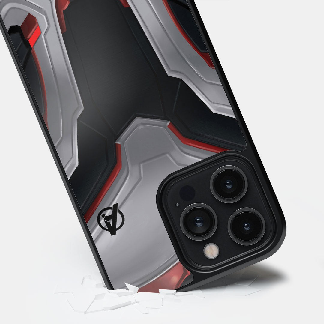 Avengers Endgame Suit Glass iPhone Case for iPhone 14 Pro Max | Macmerise