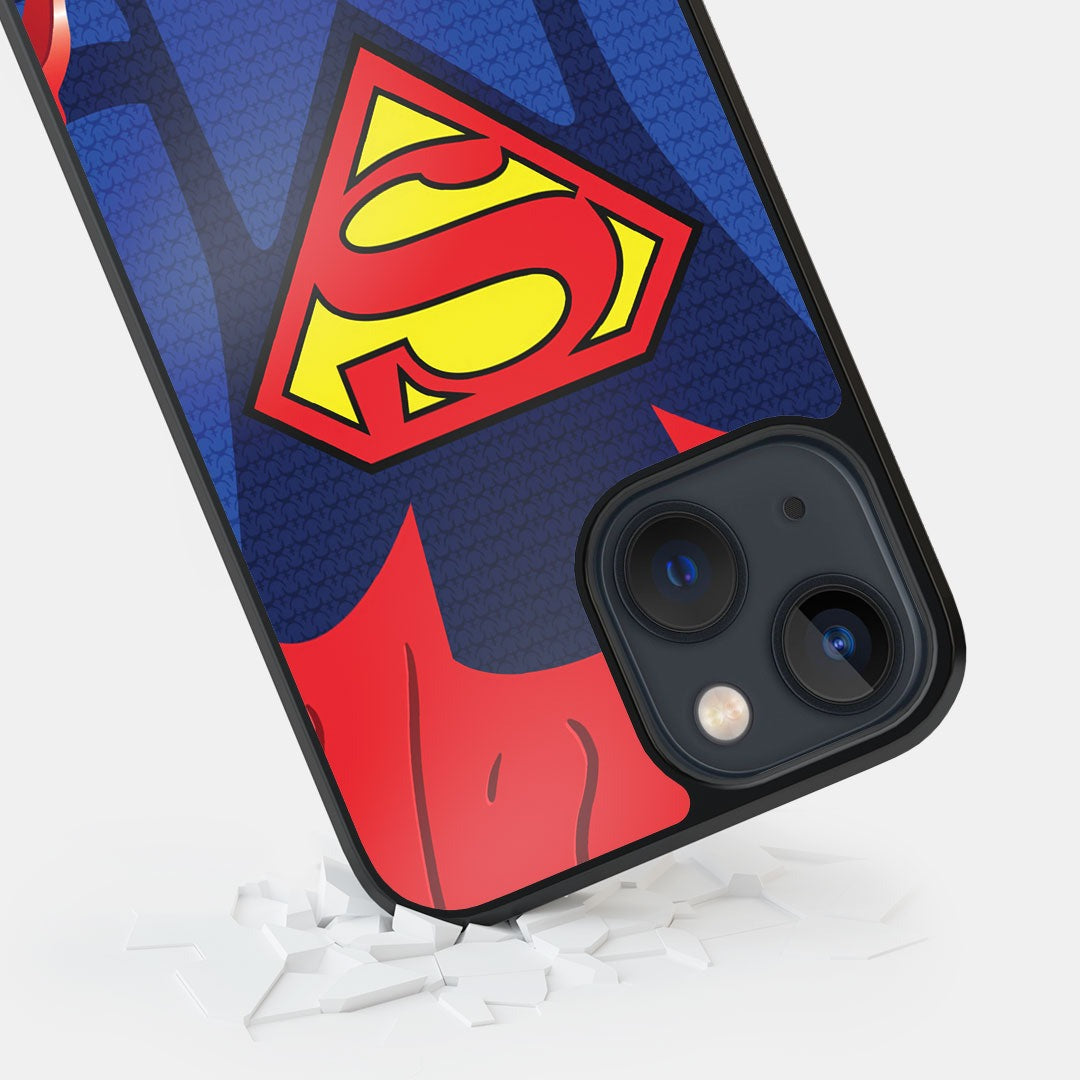 Suit Up Superman Glass iPhone Case for iPhone 13 Mini | Macmerise