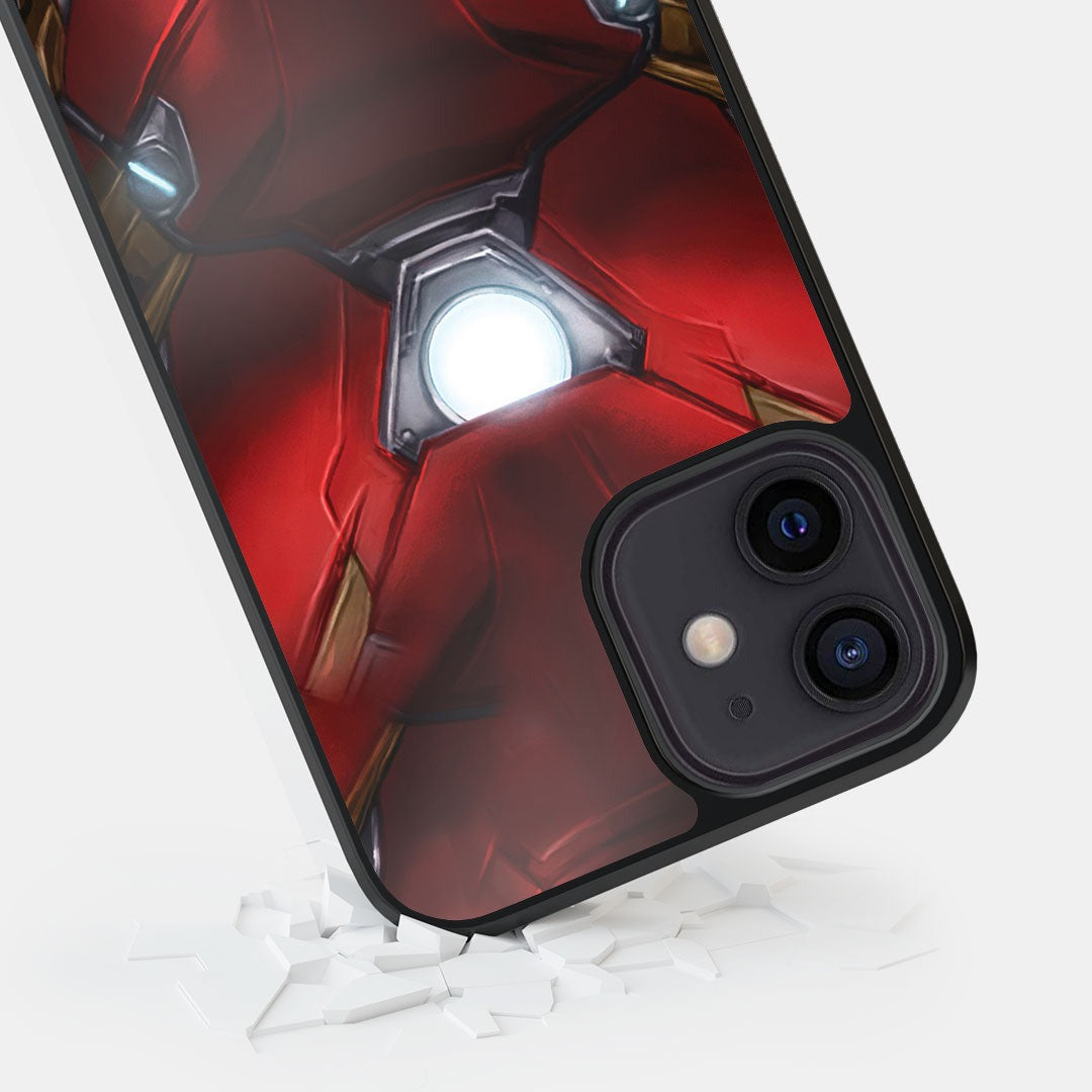 Suit Up Iron Man Glass iPhone Case for iPhone 12 | Macmerise