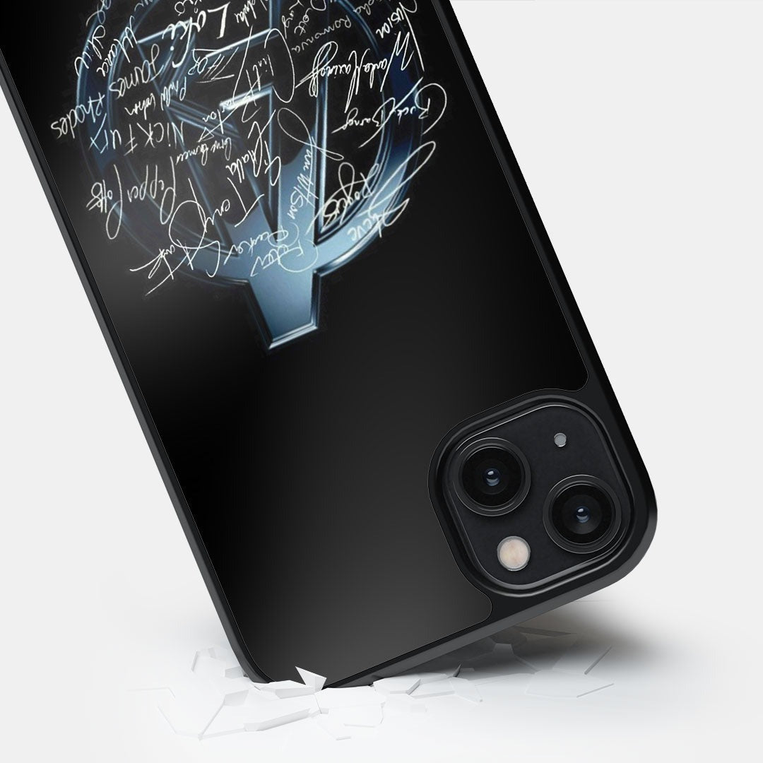 Avengers Nostalgia Glass iPhone Case for iPhone 14 Plus | Macmerise