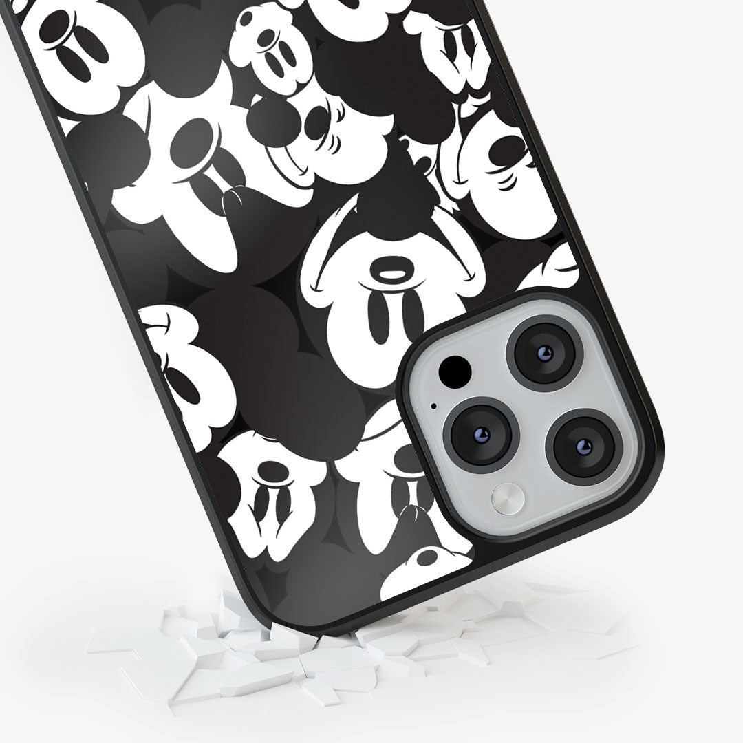 Mickey Smileys Glass iPhone Case for iPhone 13 Pro | Macmerise