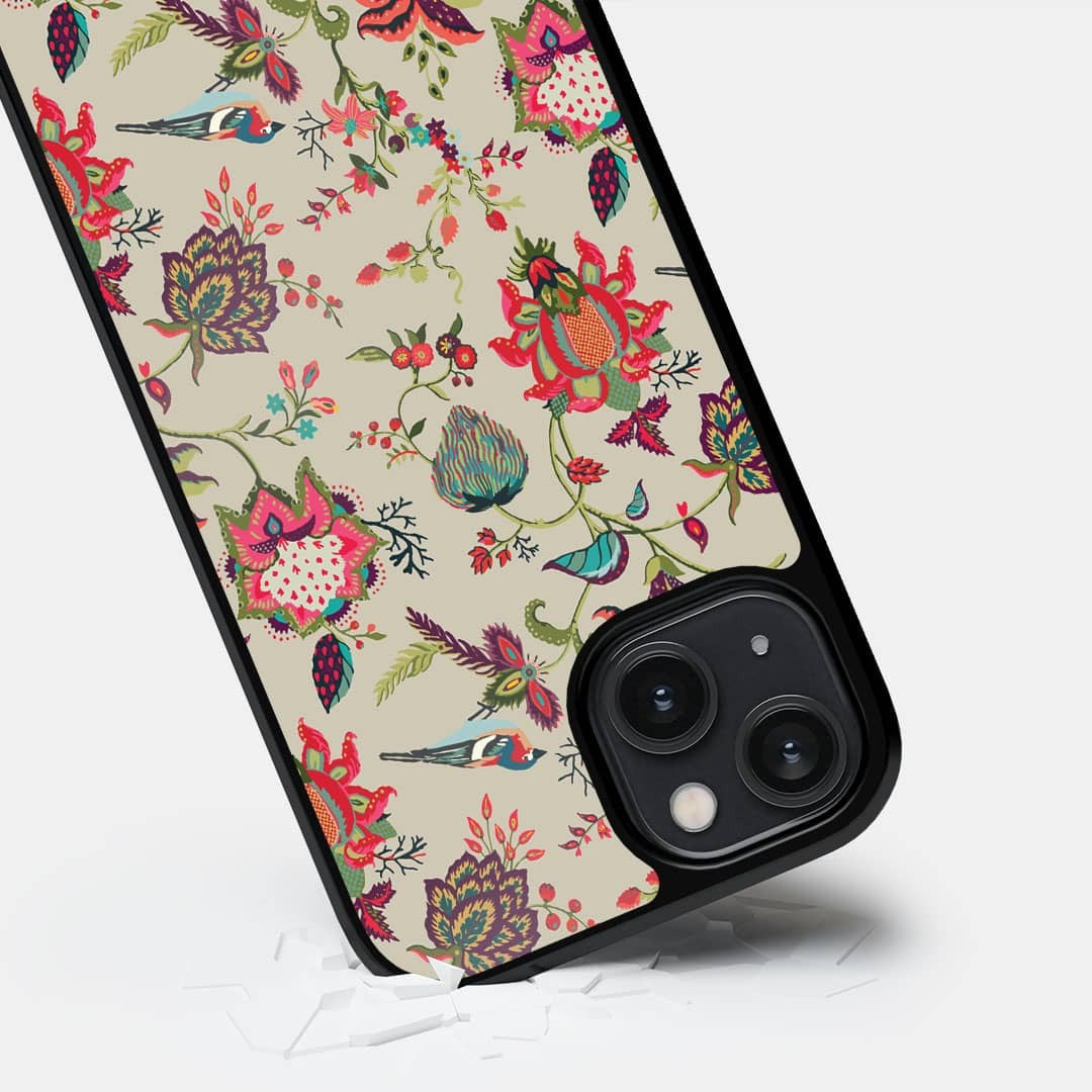 Payal Singhal Chidiya iPhone 14 Cover Beige - detail view | Macmerise