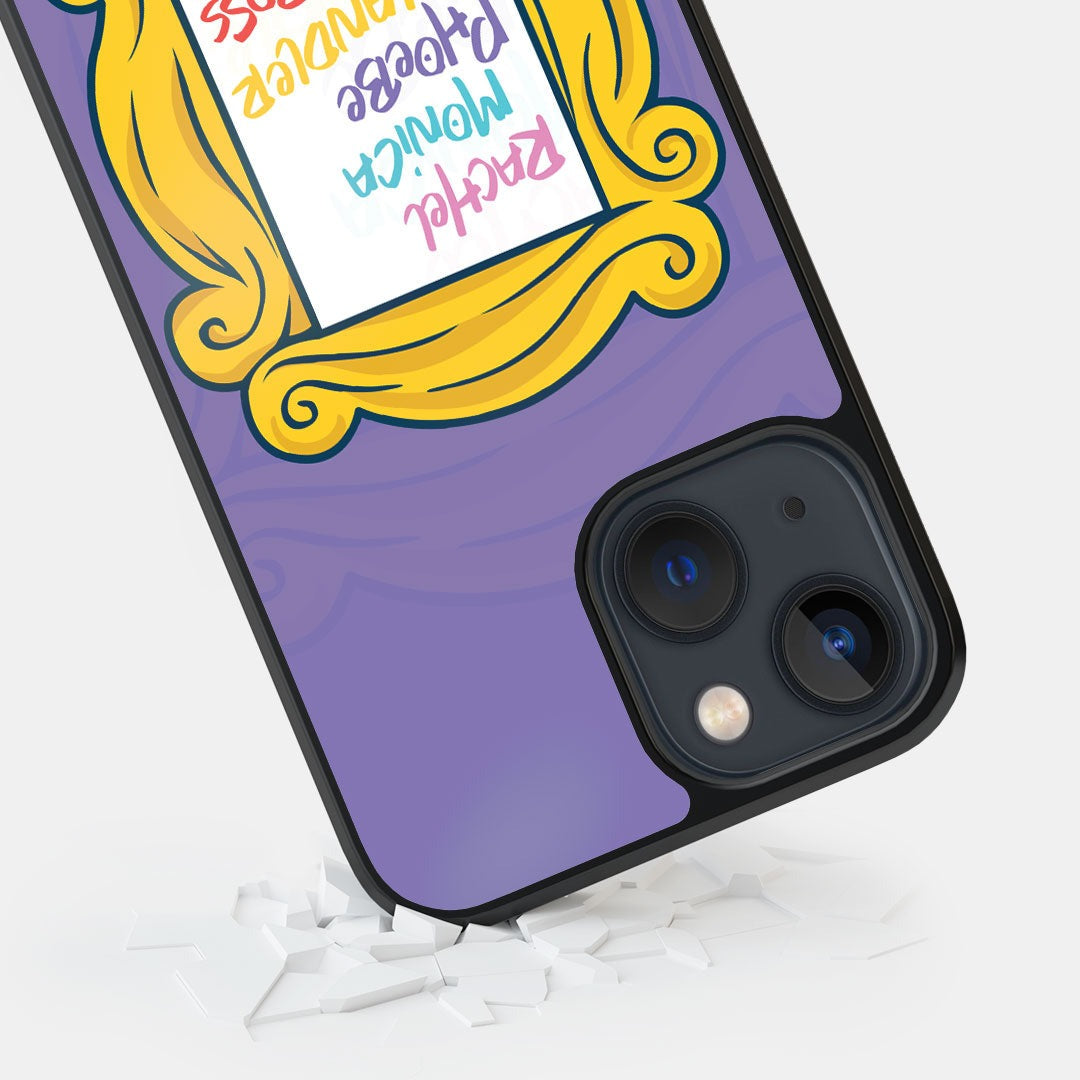 Framed in Friendship Glass iPhone Case for iPhone 13 Mini | Macmerise