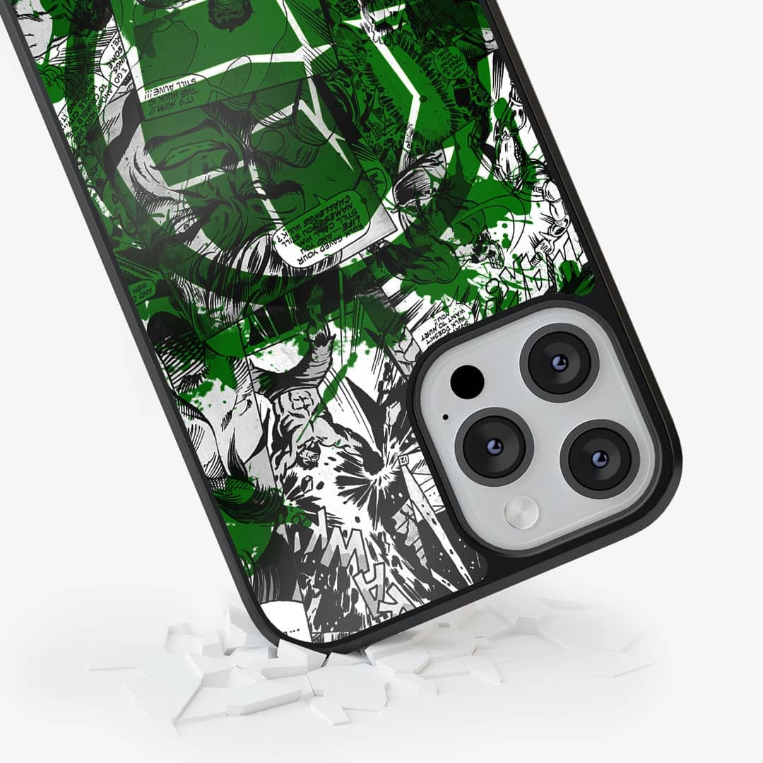 Splash Out Hulk Fist Glass iPhone Case for iPhone 13 Pro | Macmerise