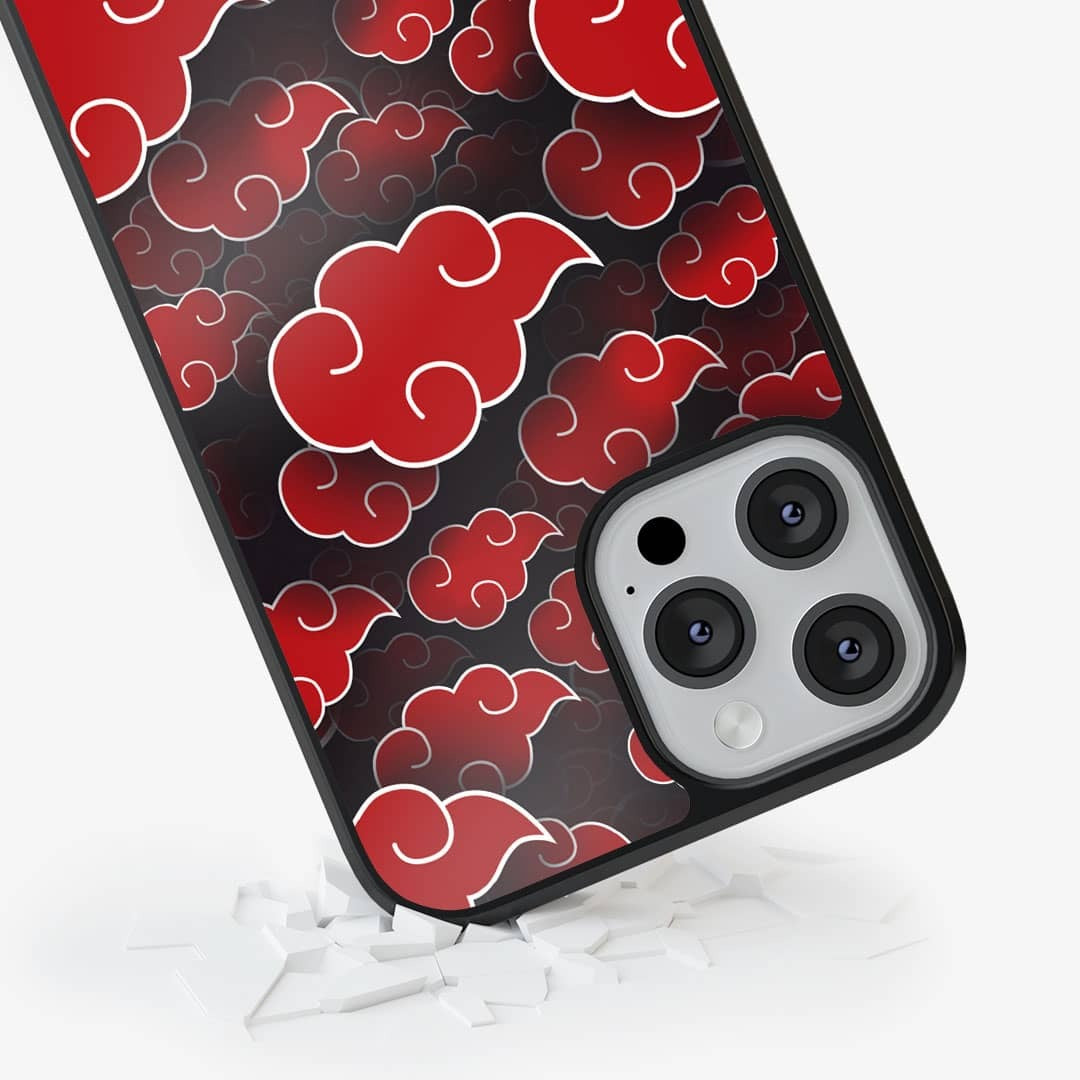 Akatsuki Clouds Glass iPhone Case for iPhone 13 Pro | Macmerise