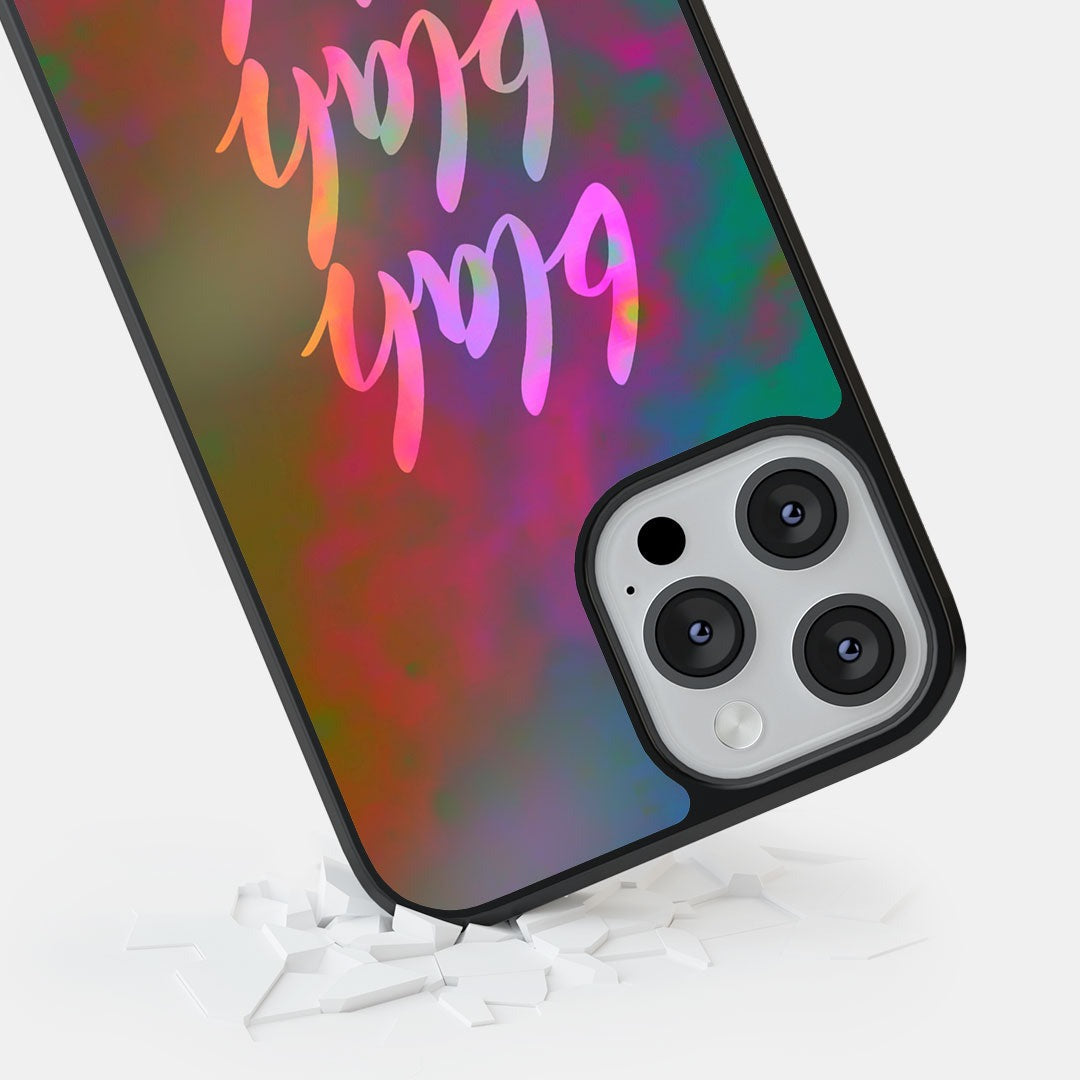 Blah Blah Glass iPhone Case for iPhone 13 Pro Max | Macmerise