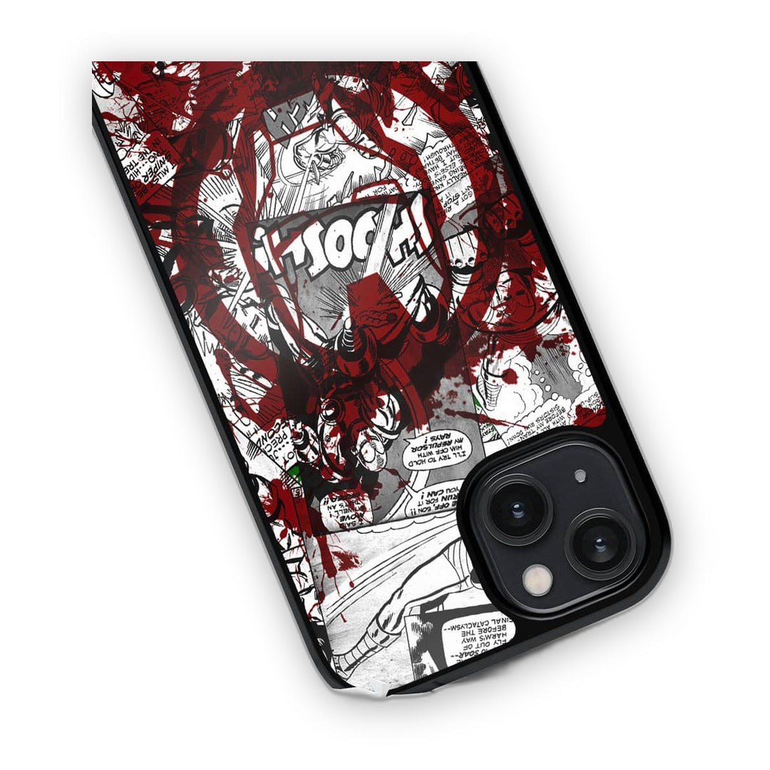 Splash Out Iron Man Glass iPhone Case for iPhone 14 | Macmerise