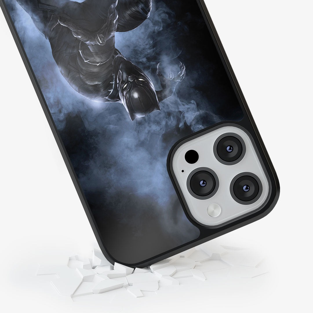 Black Panther Attack Glass iPhone Case for iPhone 13 Pro | Macmerise