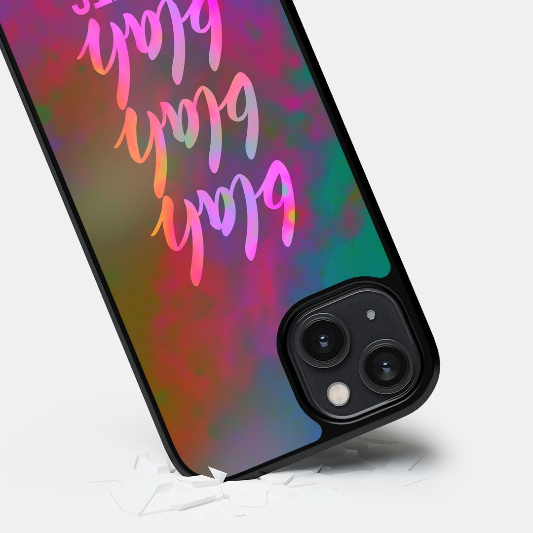 Blah Blah Glass iPhone Case for iPhone 14 | Macmerise