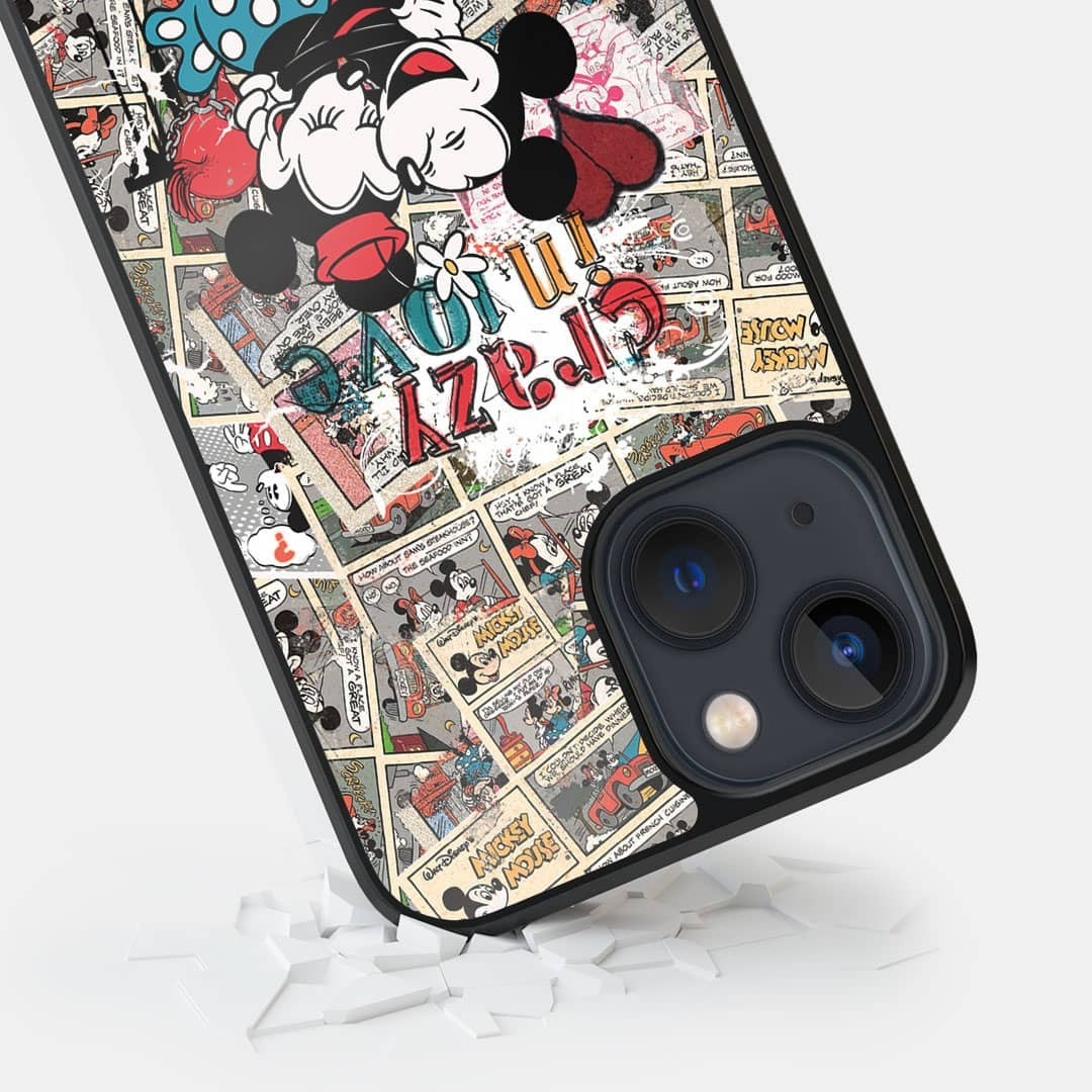Crazy in Love Glass iPhone Case for iPhone 13 | Macmerise
