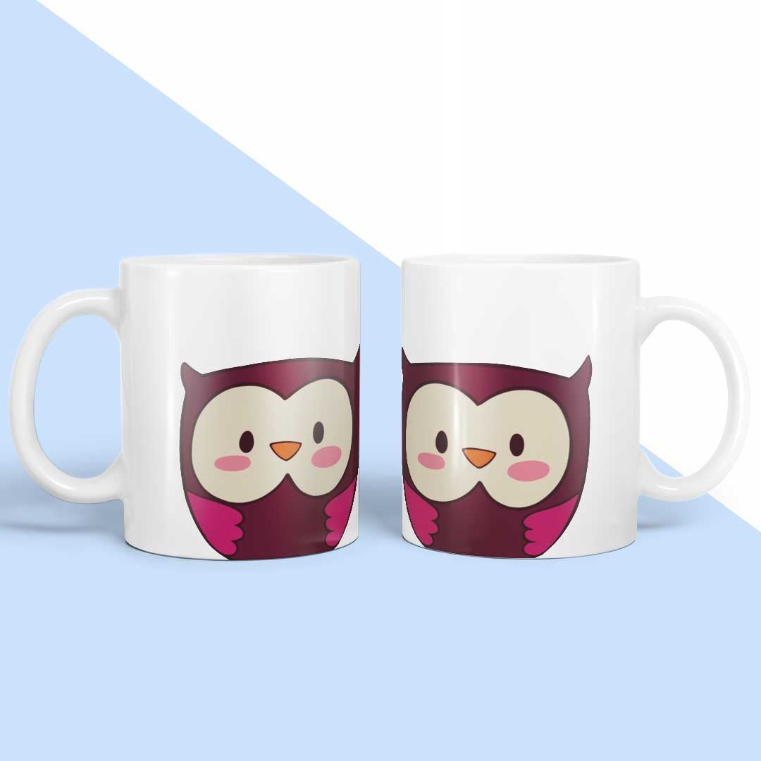 Purple Owl Coffee Mug | Macmerise