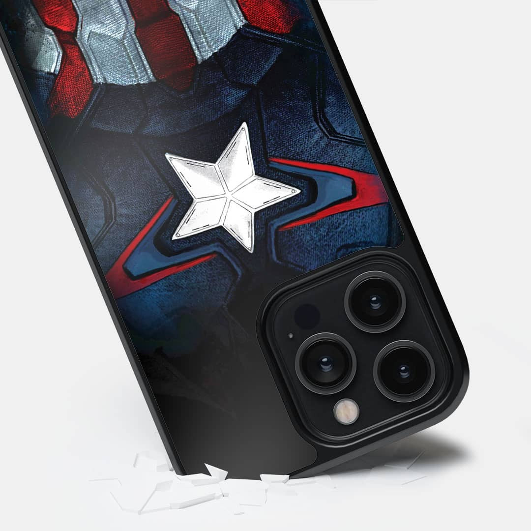 Suit Up Captain Glass iPhone Case for iPhone 14 Pro Max | Macmerise