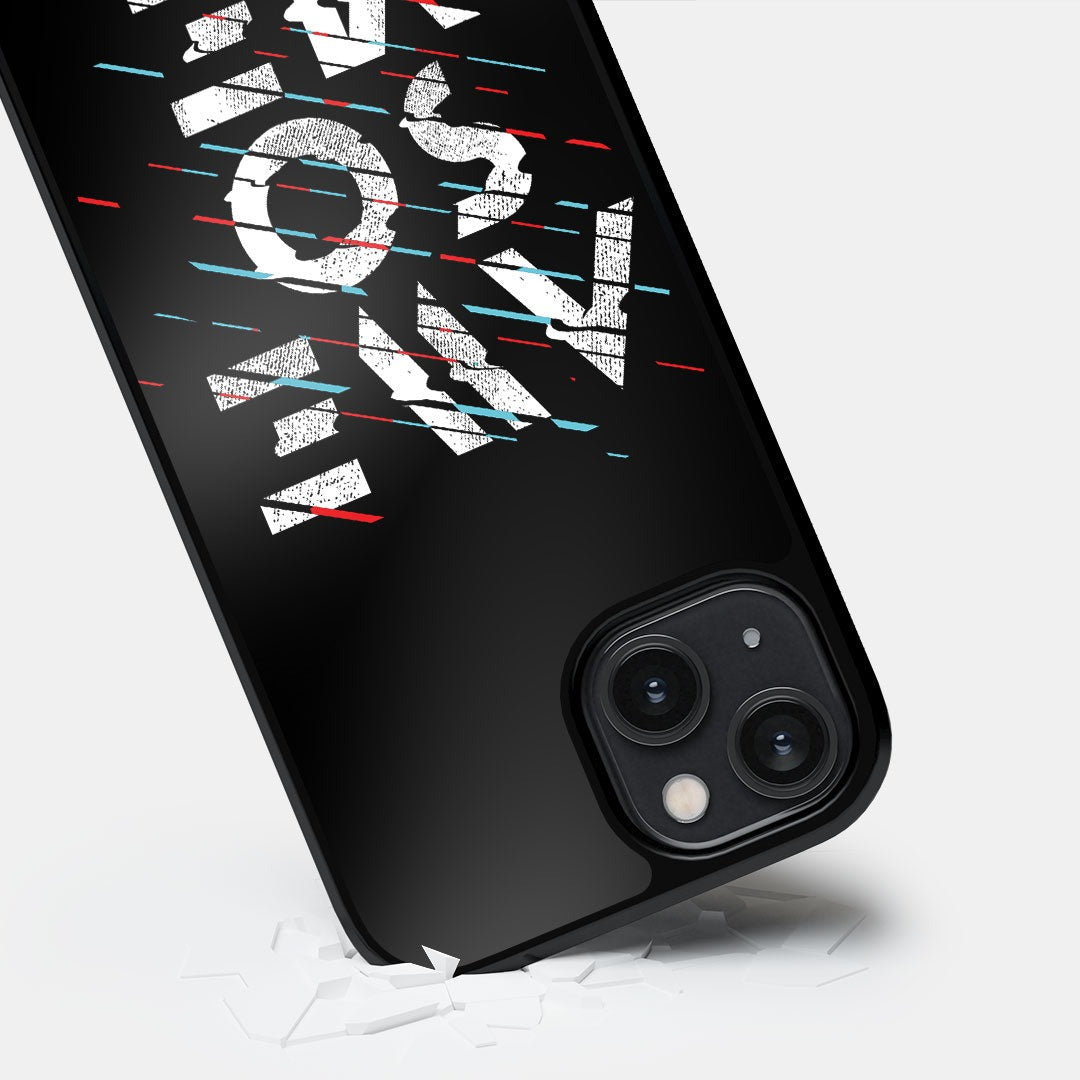 Awesome Glitch Glass iPhone Case for iPhone 14 | Macmerise