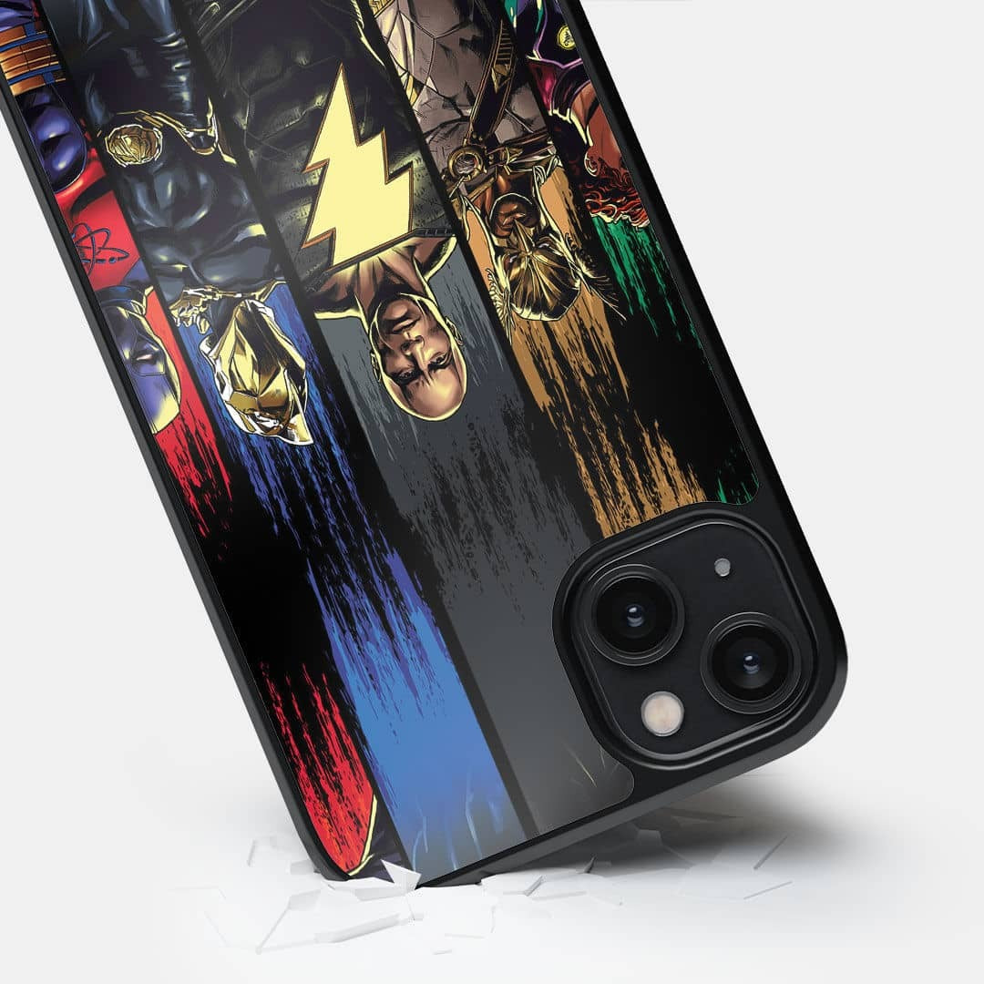 Black Gang Glass iPhone Case for iPhone 14 Plus | Macmerise